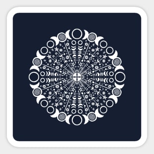 MoonChild Mandala Sticker